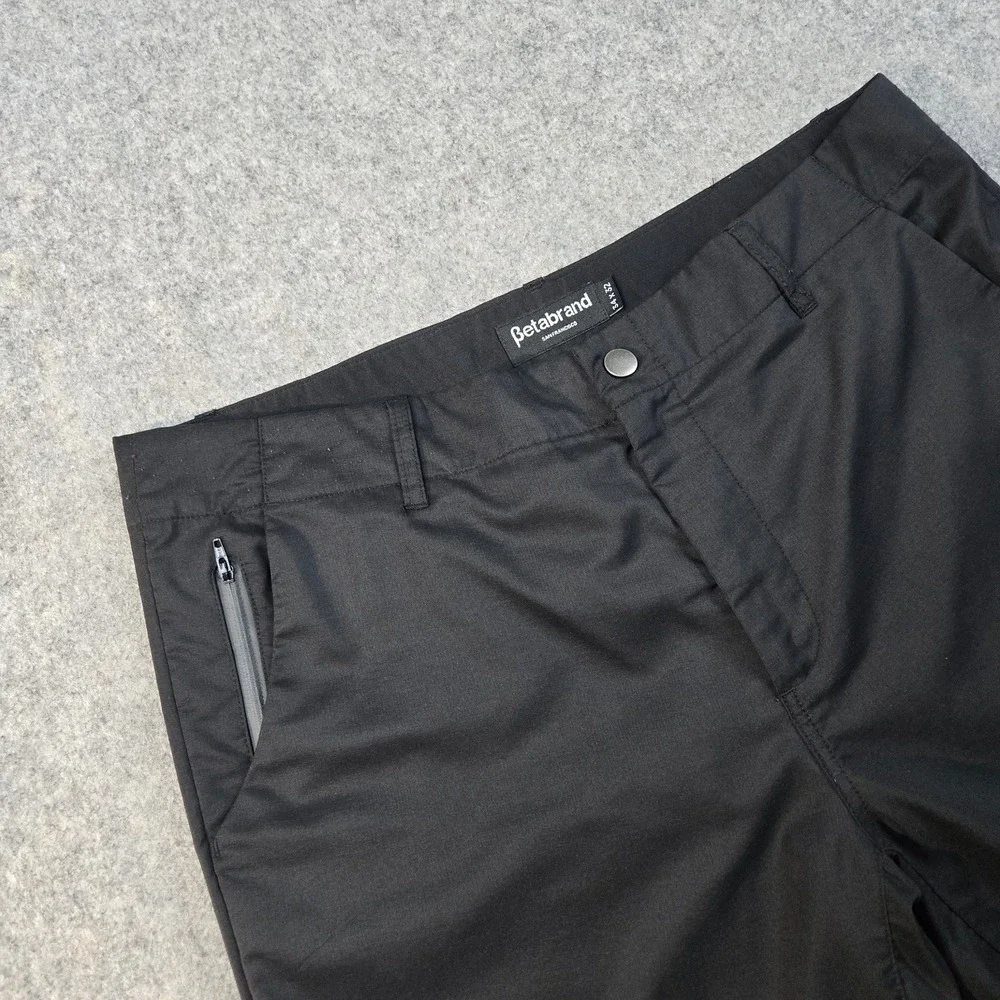 Betabrand‎ Golf Pants Mens 34x32 Black Performance Travel Office Casual Preppy